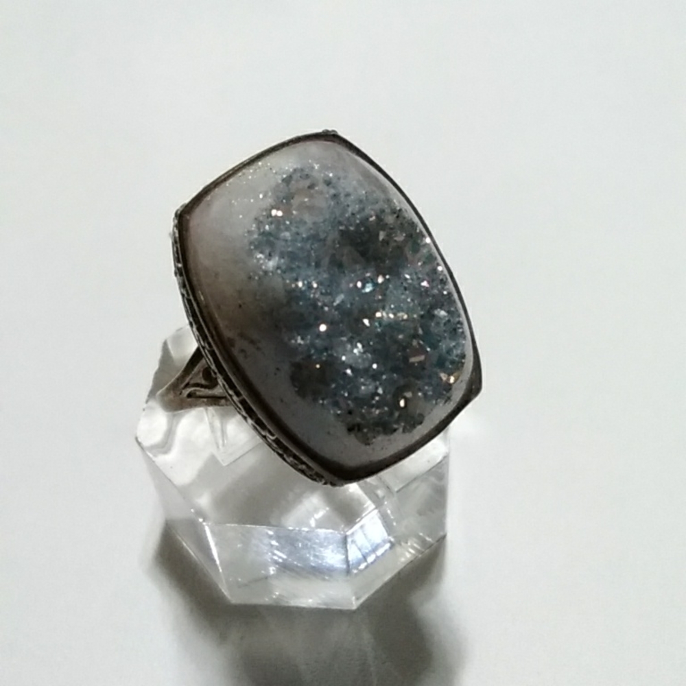 Druzy Agate Ring - image 6